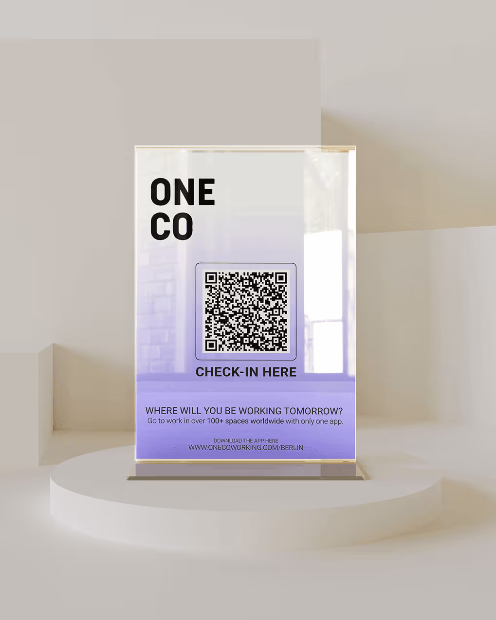 One Coworking dashboard and booking app 2